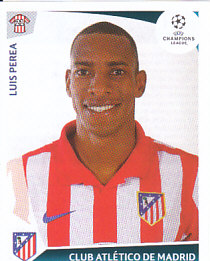 Luis Perea Atletico Madrid samolepka UEFA Champions League 2009/10 #248